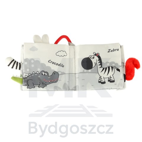 Książeczka sensoryczna miękka ogony zwierząt sowa Książeczka sensoryczna miękka ogony zwierząt sowa