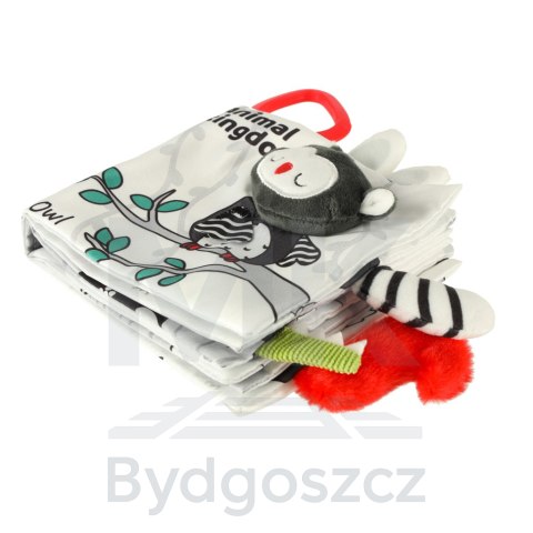 Książeczka sensoryczna miękka ogony zwierząt sowa Książeczka sensoryczna miękka ogony zwierząt sowa