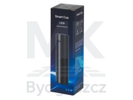 Kubek bidon termiczny termos smart LED 500ml bordowy