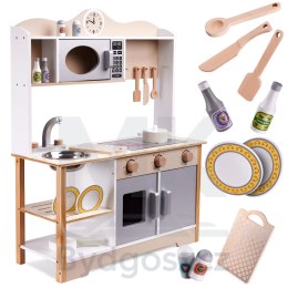 Kuchnia dla dzieci drewniana MDF LULILO KUKETO akcesoria 85cm