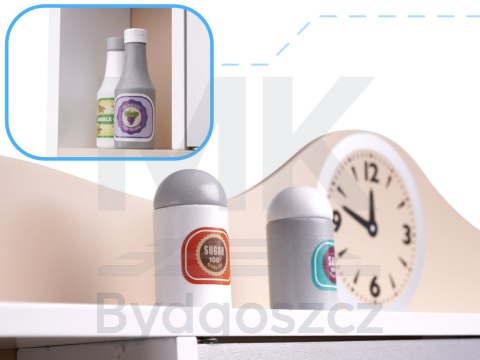 Kuchnia dla dzieci drewniana MDF LULILO KUKETO akcesoria 85cm Kuchnia dla dzieci drewniana MDF LULILO KUKETO akcesoria 85cm