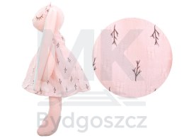 Maskotka pluszowa królik różowy 35cm