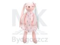 Maskotka pluszowa królik różowy 35cm