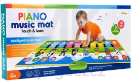 Mata muzyczna interaktywna pianinko z nagrywaniem
