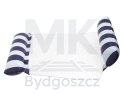 Materac dmuchany hamak wodny fotel krzesło do pływania 120 x 70 cm granatowy