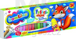 Pastele olejne kredki pastelowe Bambino 24 kolory