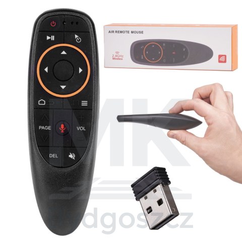 Pilot do telewizora laptopa G10 Smart TV Box z mikrofonem X9 USB nowoczesny