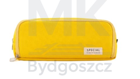 Piórnik szkolny trzykomorowy saszetka kosmetyczka organizer potrójny zamek na kredki mazaki kosmetyki 3w1 żółty Piórnik szkolny trzykomorowy saszetka kosmetyczka organizer potrójny zamek na kredki mazaki kosmetyki 3w1 żółty
