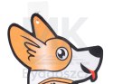 Tarcza Dart z rzutkami piłkami na rzep celowanie rzut do celu corgi