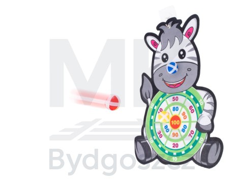 Tarcza Dart z rzutkami piłkami na rzep celowanie rzut do celu zebra Tarcza Dart z rzutkami piłkami na rzep celowanie rzut do celu zebra