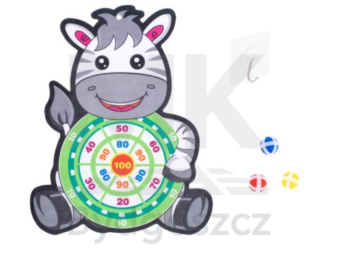 Tarcza Dart z rzutkami piłkami na rzep celowanie rzut do celu zebra Tarcza Dart z rzutkami piłkami na rzep celowanie rzut do celu zebra