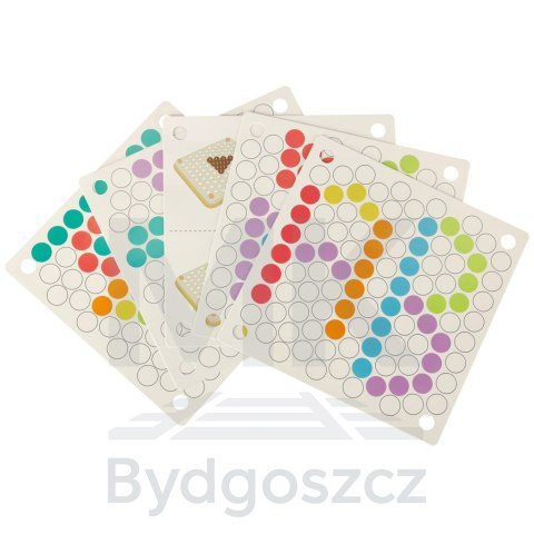 Układanka edukacyjna mozaika z kulek koraliki montessori 77 el. Układanka edukacyjna mozaika z kulek koraliki montessori 77 el.