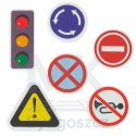 Zabawka do kąpieli wanny wodna dla dzieci naklejki piankowe autka ulica puzzle 23 el.