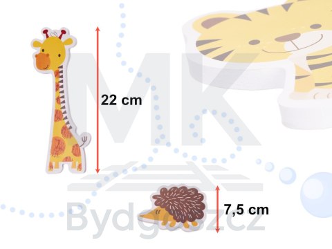 Zabawka do kąpieli wanny wodna dla dzieci naklejki piankowe zwierzątka 18 el. Zabawka do kąpieli wanny wodna dla dzieci naklejki piankowe zwierzątka 18 el.