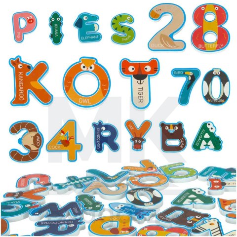 Zabawka wodna dla dzieci naklejki do kąpieli piankowe cyferki literki