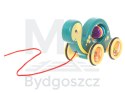 Żółwik do ciągania na sznurku zabawka sensoryczna mobilna grzechotka