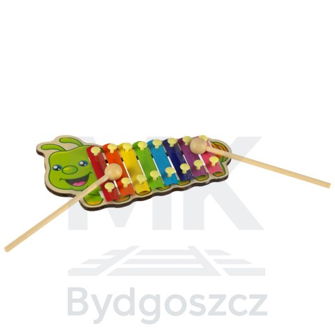 Cymbałki drewniane kolorowe dla dzieci szkolne edukacyjne pałki pałeczki gąsienica Cymbałki drewniane kolorowe dla dzieci szkolne edukacyjne pałki pałeczki gąsienica