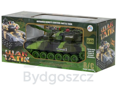 Czołg zdalnie sterowany na pilota RC War Tank 9993 2.4 GHz kamuflaż leśny Czołg zdalnie sterowany na pilota RC War Tank 9993 2.4 GHz kamuflaż leśny