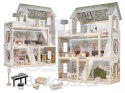 Domek dla lalek drewniany LULILO FLORO boho LED 78cm