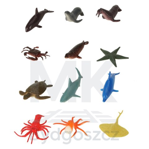 Figurki zwierzęta morskie dzikie zagrodowe dinozaury zestaw mix 48sztuk Figurki zwierzęta morskie dzikie zagrodowe dinozaury zestaw mix 48sztuk