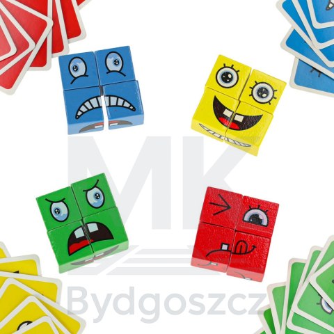 Klocki kreatywne montessori wyzwania zmieniające twarz emocje Klocki kreatywne montessori wyzwania zmieniające twarz emocje