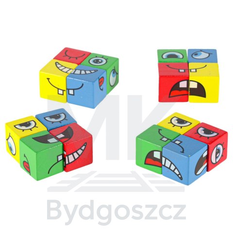 Klocki kreatywne montessori wyzwania zmieniające twarz emocje Klocki kreatywne montessori wyzwania zmieniające twarz emocje
