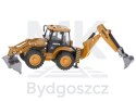 Koparka ładowarka metalowa z ruchomymi łyżkami Die-Cast H-toys 1704 1:50
