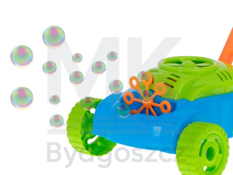 Kosiarka bąbelkowa na bańki mydlane generator baniek z kosiarki + płyn Kosiarka bąbelkowa na bańki mydlane generator baniek z kosiarki + płyn