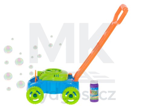 Kosiarka bąbelkowa na bańki mydlane generator baniek z kosiarki + płyn Kosiarka bąbelkowa na bańki mydlane generator baniek z kosiarki + płyn