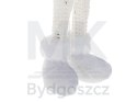 Krasnal skrzat świąteczny z brodą biały 47cm