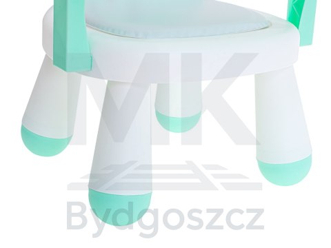 Krzesełko stolik do karmienia i zabawy miętowy Krzesełko stolik do karmienia i zabawy miętowy