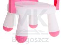 Krzesełko stolik do karmienia i zabawy różowy