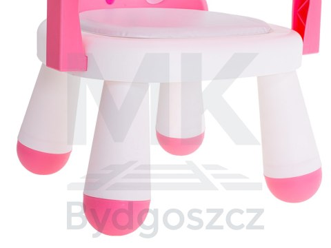 Krzesełko stolik do karmienia i zabawy różowy Krzesełko stolik do karmienia i zabawy różowy