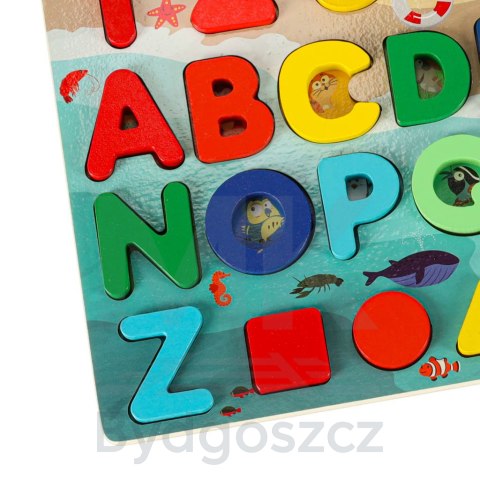 Liczydło drewniane rybki łowienie rybek alfabet cyfry Liczydło drewniane rybki łowienie rybek alfabet cyfry