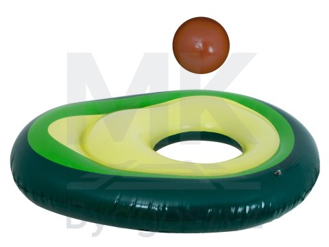 Materac dmuchany do pływania awokado z pestką piłką 150cm XL Materac dmuchany do pływania awokado z pestką piłką 150cm XL