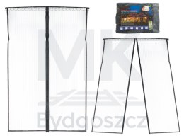 Moskitiera siatka magnetyczna na drzwi 160x230cm CZARNA