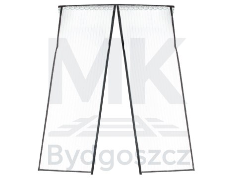 Moskitiera siatka magnetyczna na drzwi 160x230cm CZARNA Moskitiera siatka magnetyczna na drzwi 160x230cm CZARNA