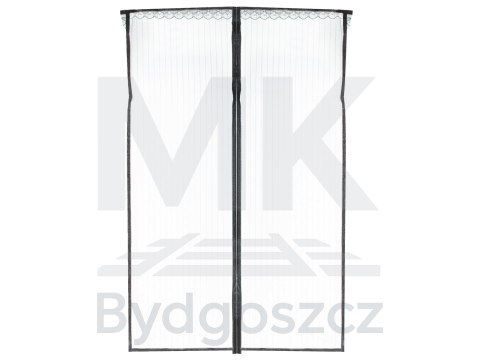 Moskitiera siatka magnetyczna na drzwi 160x230cm CZARNA Moskitiera siatka magnetyczna na drzwi 160x230cm CZARNA