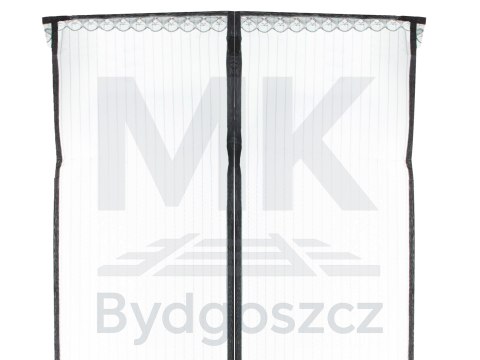 Moskitiera siatka magnetyczna na drzwi 160x230cm CZARNA Moskitiera siatka magnetyczna na drzwi 160x230cm CZARNA