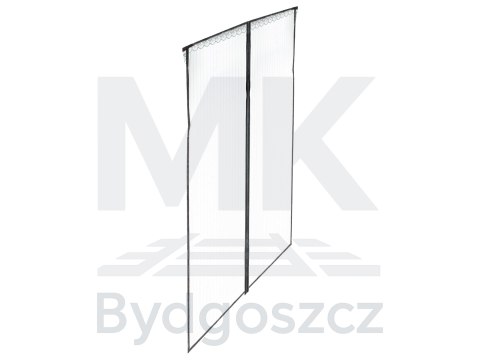 Moskitiera siatka magnetyczna na drzwi 160x230cm CZARNA Moskitiera siatka magnetyczna na drzwi 160x230cm CZARNA