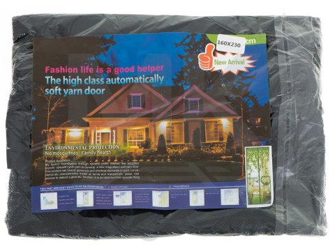 Moskitiera siatka magnetyczna na drzwi 160x230cm CZARNA Moskitiera siatka magnetyczna na drzwi 160x230cm CZARNA