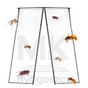Moskitiera siatka magnetyczna na drzwi 160x230cm CZARNA