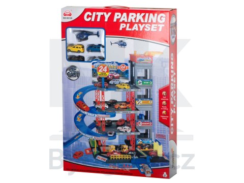 Parking samochodowy garaż wielopoziomowy piętrowy stacja benzynowa myjnia Parking samochodowy garaż wielopoziomowy piętrowy stacja benzynowa myjnia