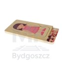 Puzzle drewniane warstwowe budowa ciała montessori dziewczynka