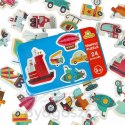 Puzzle w puszce pojazdy 24 puzzle