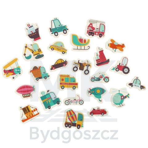 Puzzle w puszce pojazdy 24 puzzle Puzzle w puszce pojazdy 24 puzzle