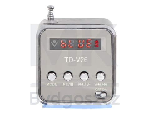 Radio akumulatorowe przenośne głośnik Bluetooth LCD TD-V26 Radio akumulatorowe przenośne głośnik Bluetooth LCD TD-V26