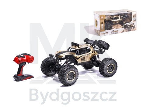 Samochód zdalnie sterowany 2,4GHz 1:8 51cm metal złoty Samochód zdalnie sterowany 2,4GHz 1:8 51cm metal złoty