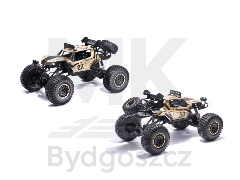 Samochód zdalnie sterowany 2,4GHz 1:8 51cm metal złoty Samochód zdalnie sterowany 2,4GHz 1:8 51cm metal złoty