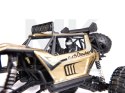 Samochód zdalnie sterowany 2,4GHz 1:8 51cm metal złoty